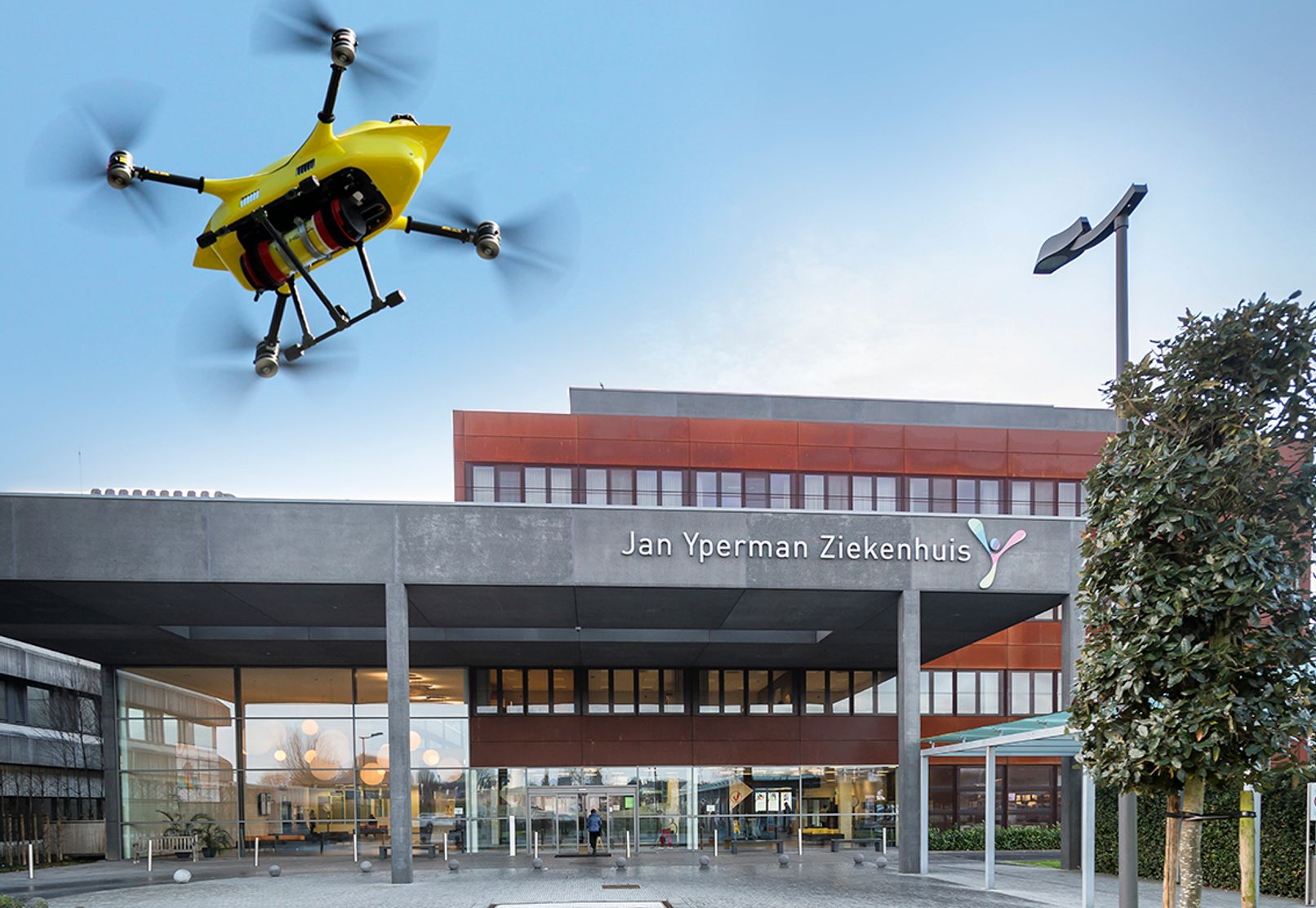 Persfoto Drone gebouw