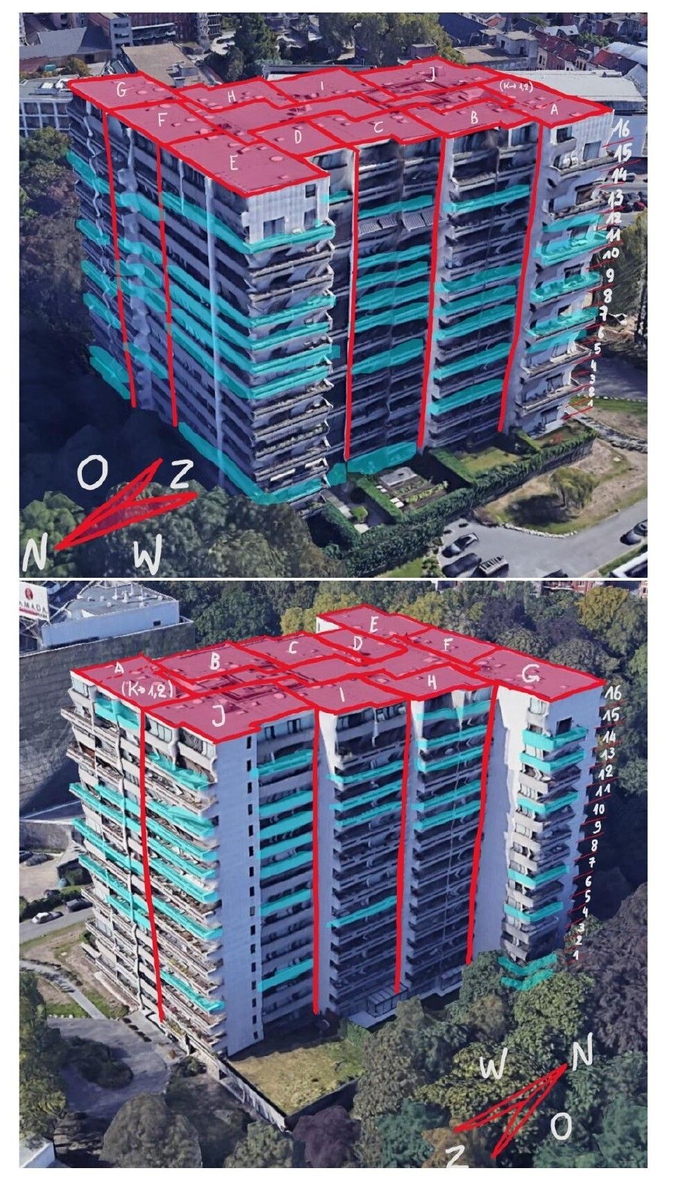 07 overzicht betonschade terrassen