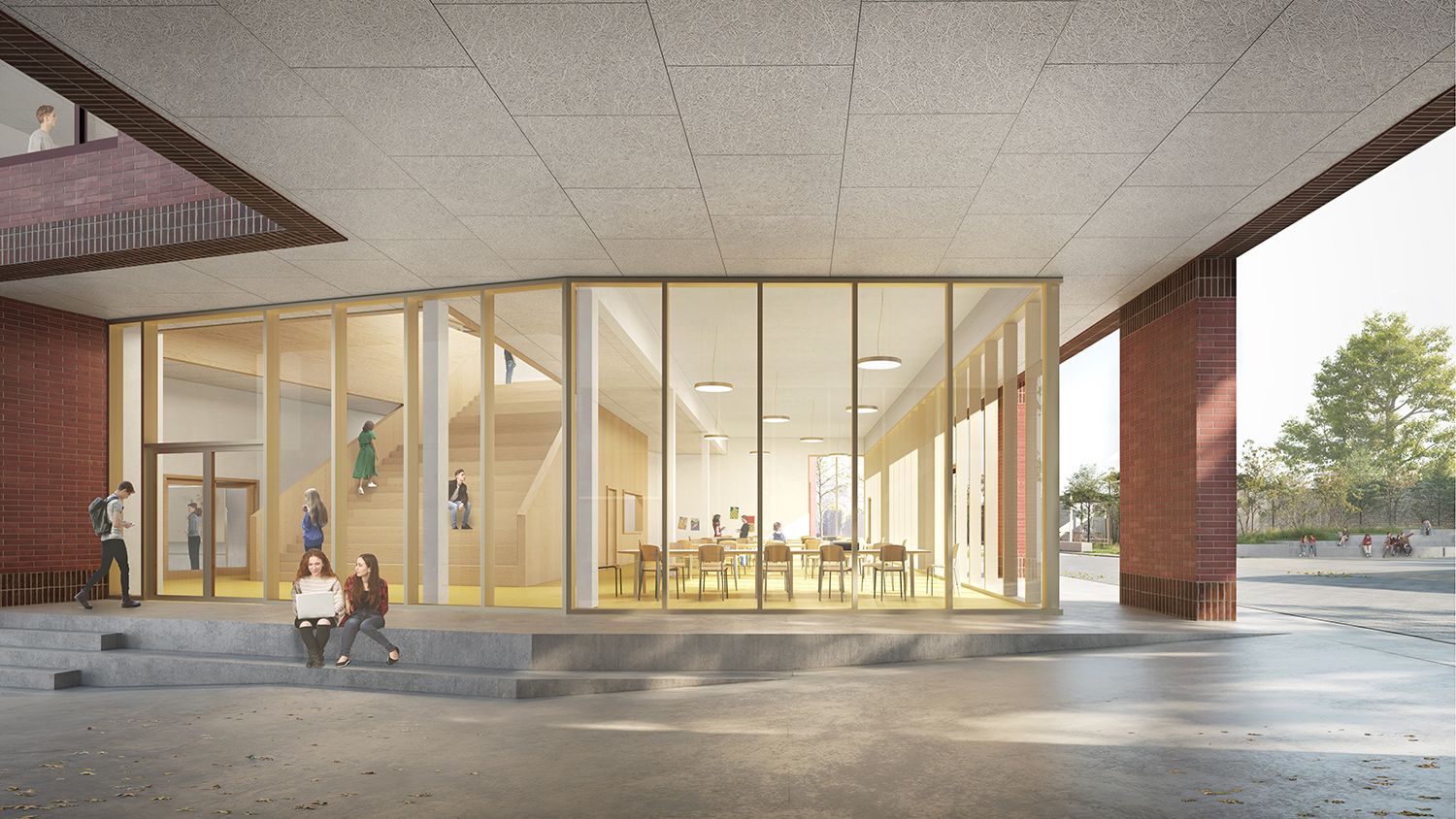 BORN TTA 26 Visualtisatie atrium en refter 1 1