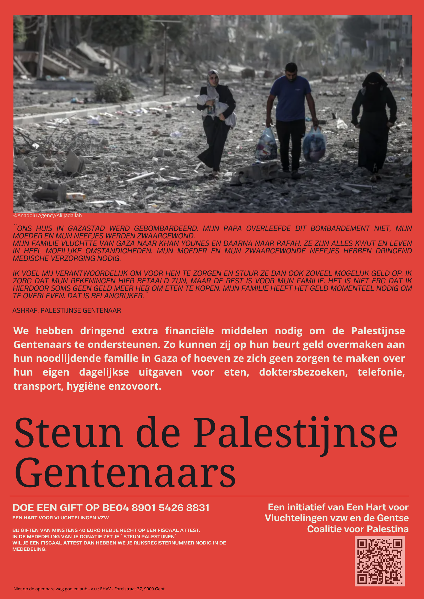 Steun de Palestijnse Gentenaars