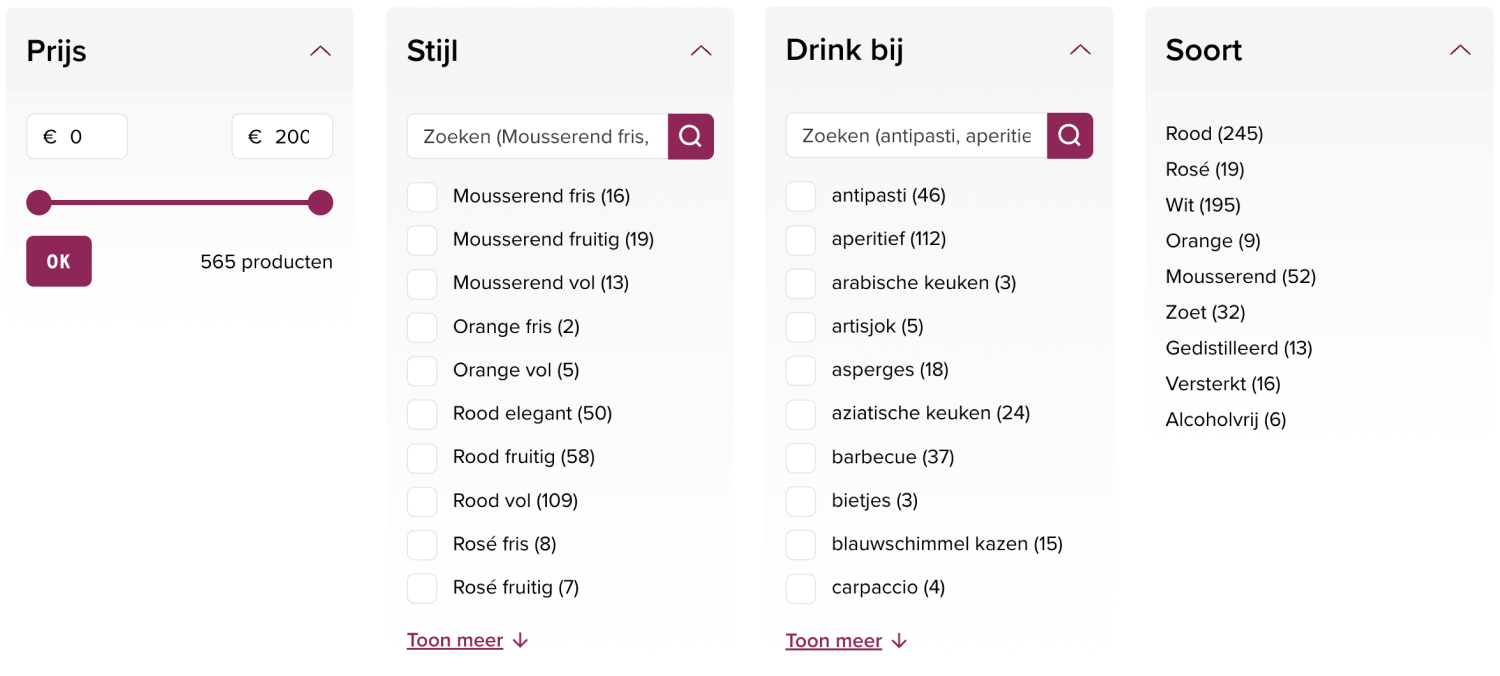 Entrepot filters
