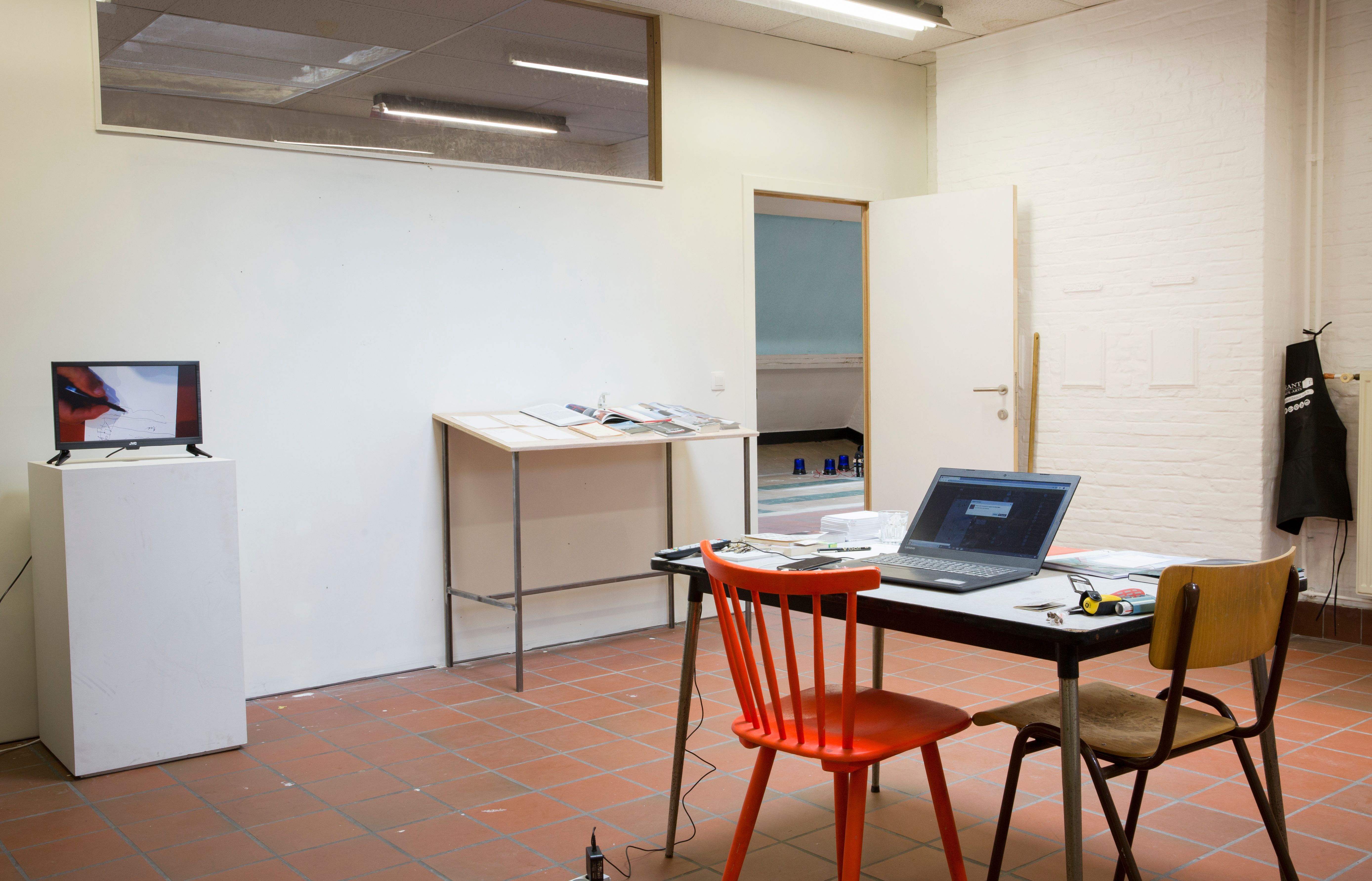 HISK Open Studios 2019, Oussama Tabti, Photo Laure Cottin Stefanelli