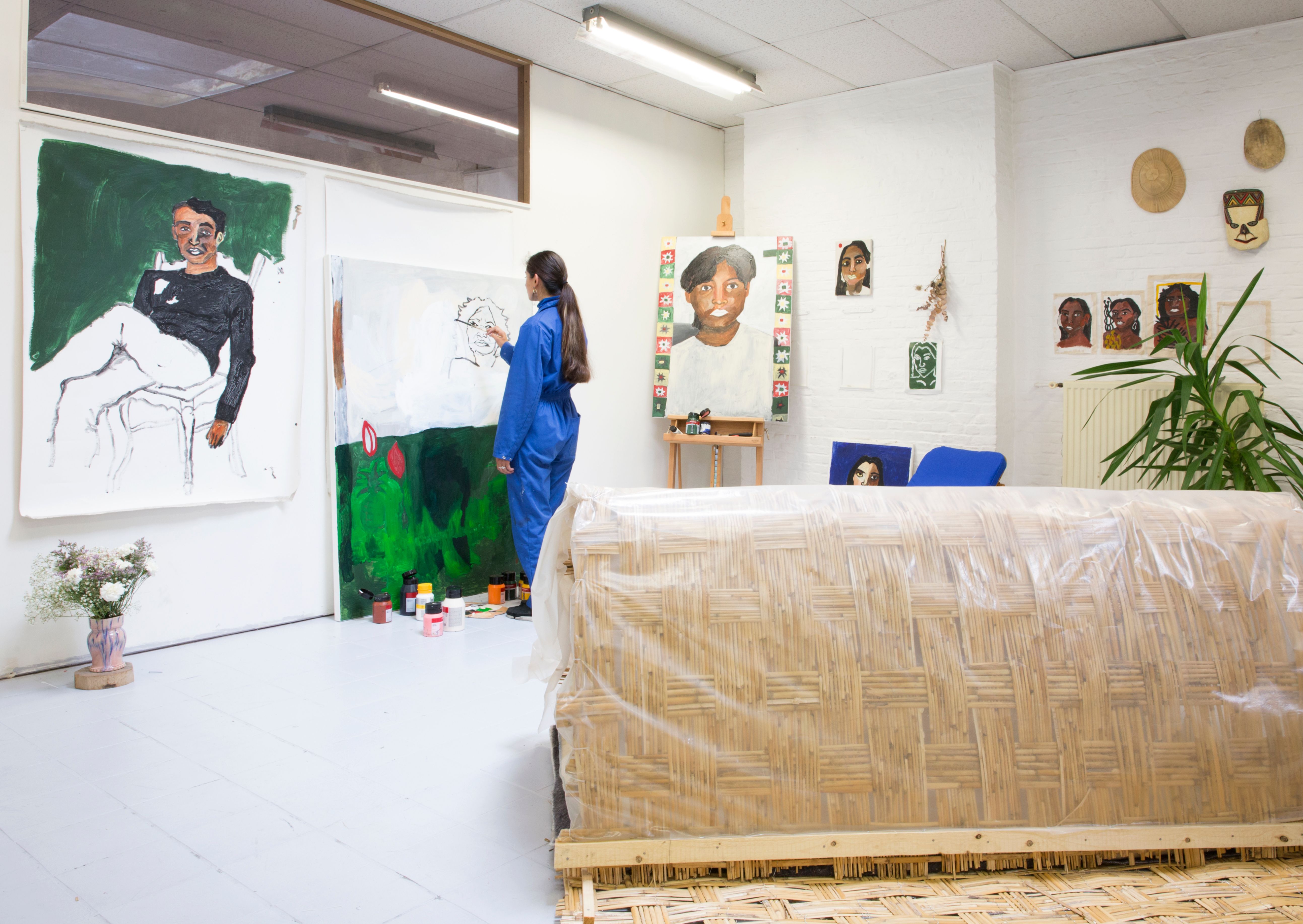 HISK Open Studios 2019, Shirley Villavicencio Pizango, Photo Laure Cottin Stefanelli