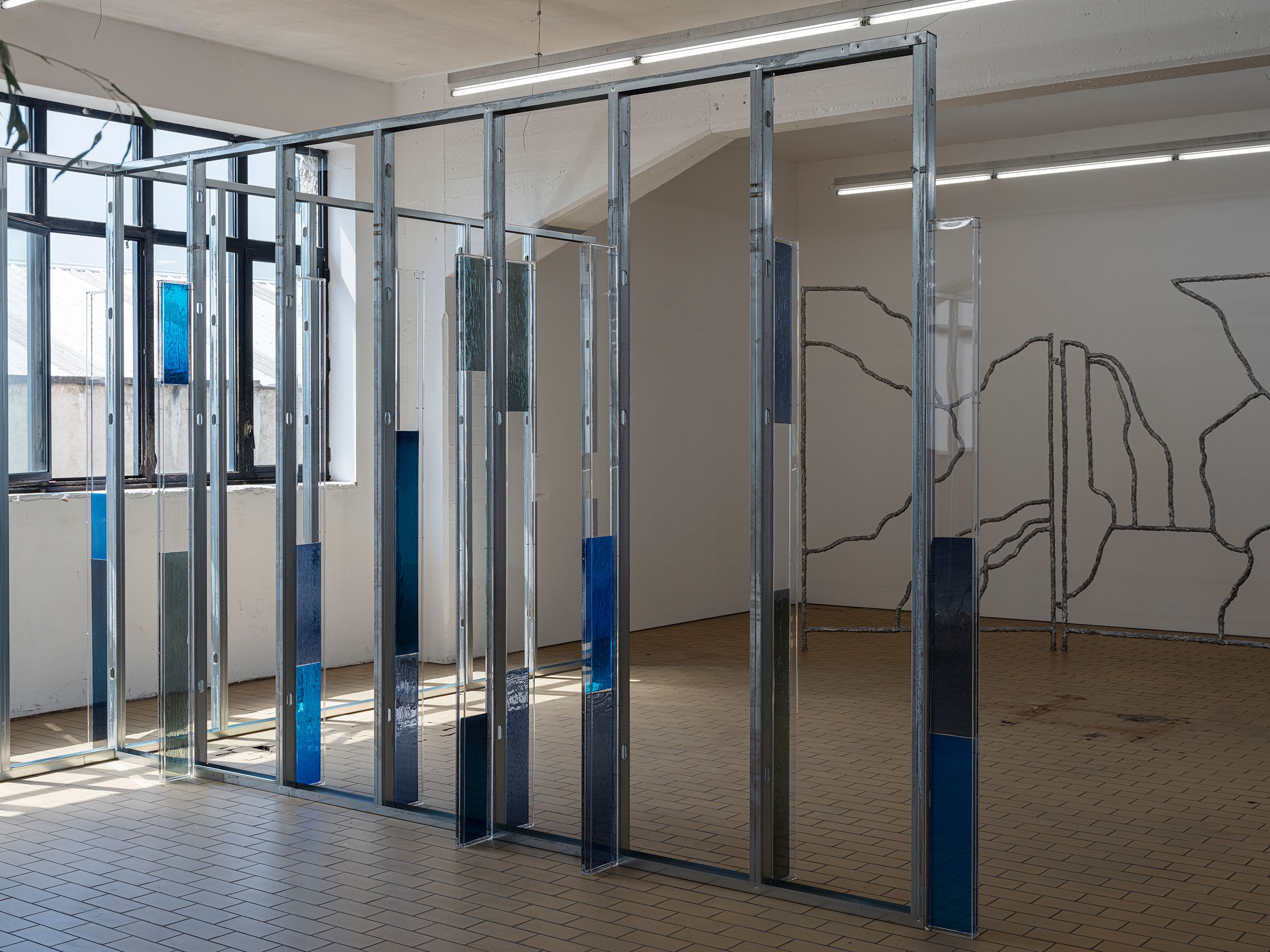 What's in an artwork. Exhibition view, Anneke Eussen, Filip Vervaet. Photo by Dani Gherca