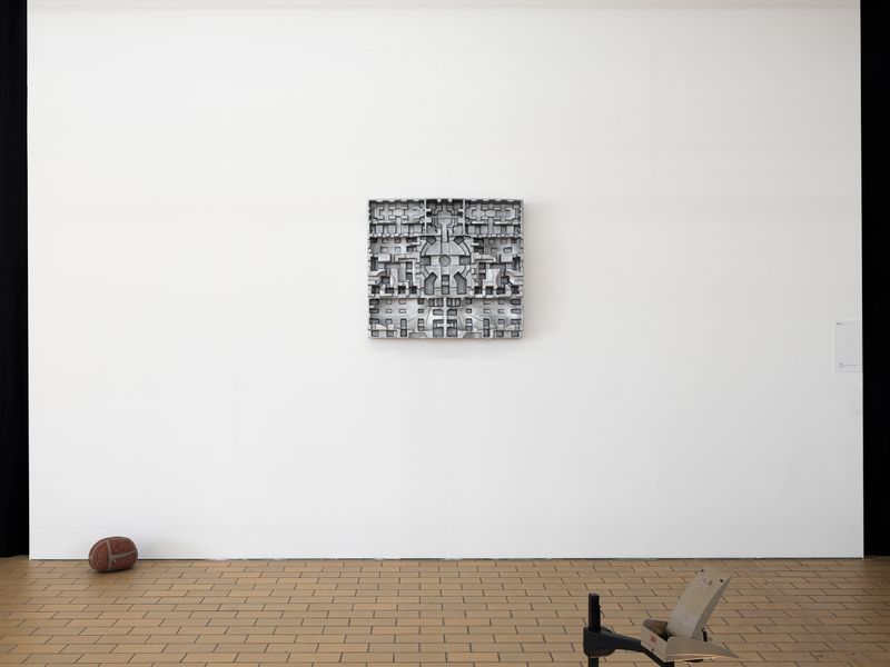 What's in an artwork. Exhibition view, Maarten Vanden Eynde, Philip Metten. Photo by Dani Gherca