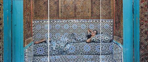 Lalla Essaydi, Harem #18 Triptysch, 2009