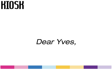 Dear Yves, 2022