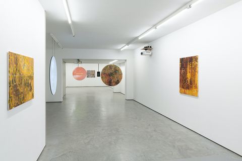 You're your country's lost property with no office to claim you back! Hamza Halloubi, 2022, installation shot