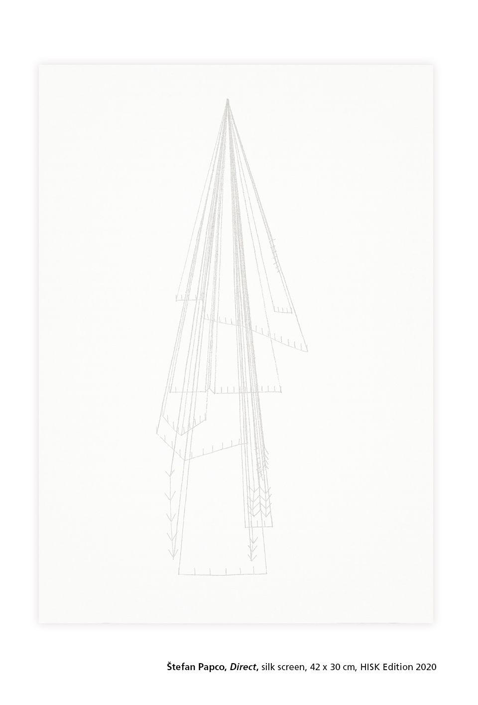 Štefan Papčo, Direct, silk screen, 42 x 30 cm, HISK Edition 2020