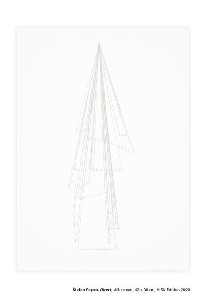 Štefan Papčo, Direct, silk screen, 42 x 30 cm, HISK Edition 2020