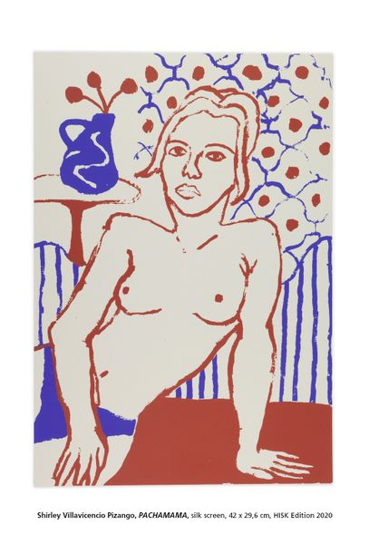 Shirley Villavicencio Pizango, PACHAMAMA, silk screen, 42 x 29,6 cm, HISK Edition 2020