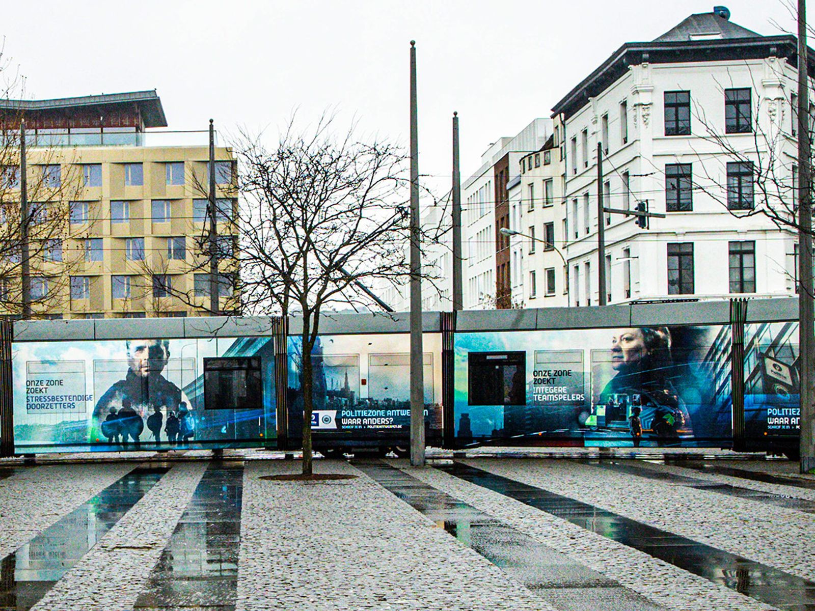 Politie Antwerpen Full wrap tram header