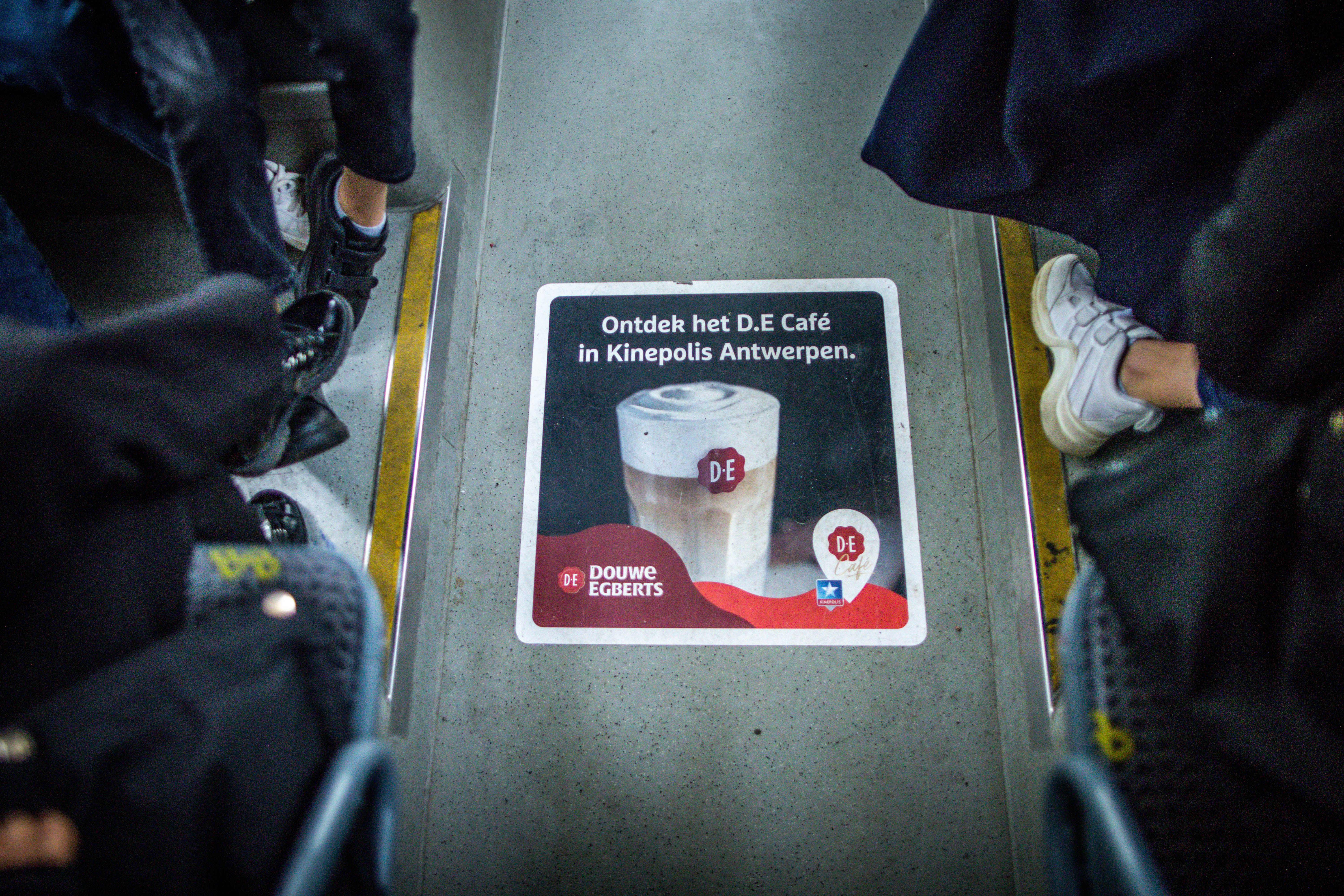 Floor sticker - Douwe Egberts
