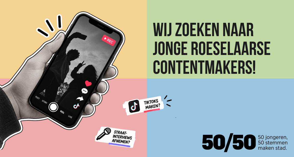 Website zoektocht contentcreators