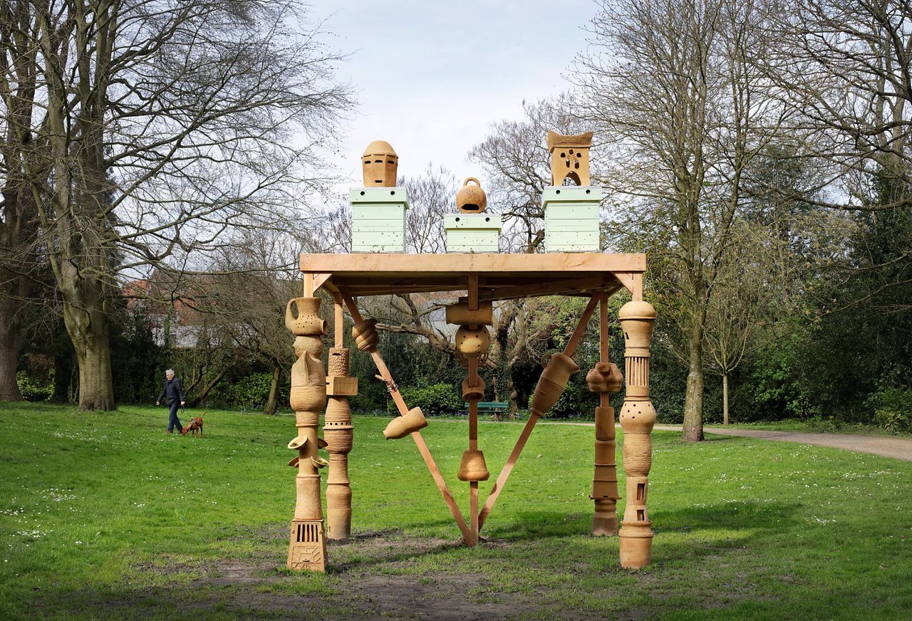 Firesong for the bees a tree of clay Mariana Castillo Deball Bruges Triennial 2024 Filip Dujardin 15
