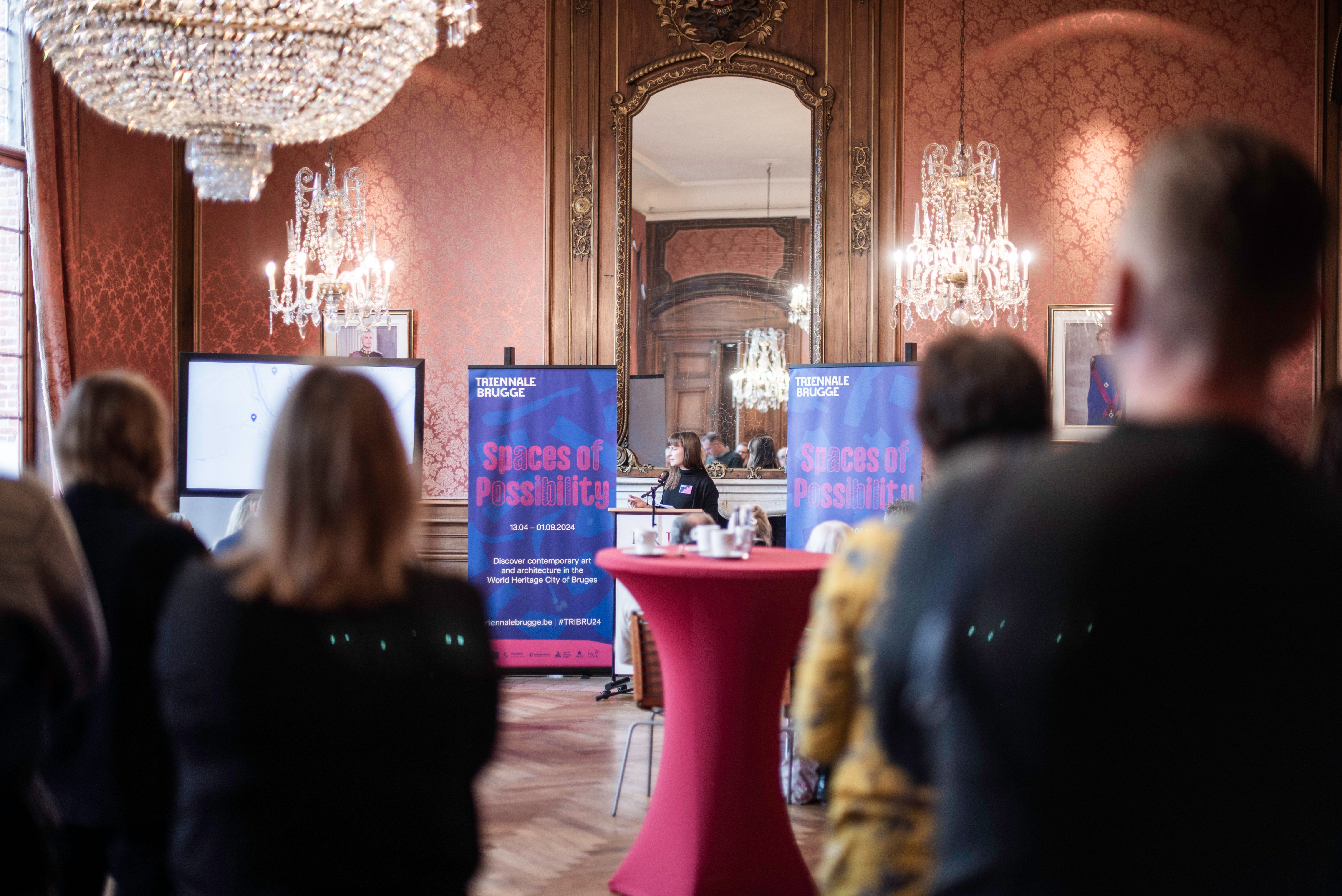 Persmoment Triënnale Brugge 2024