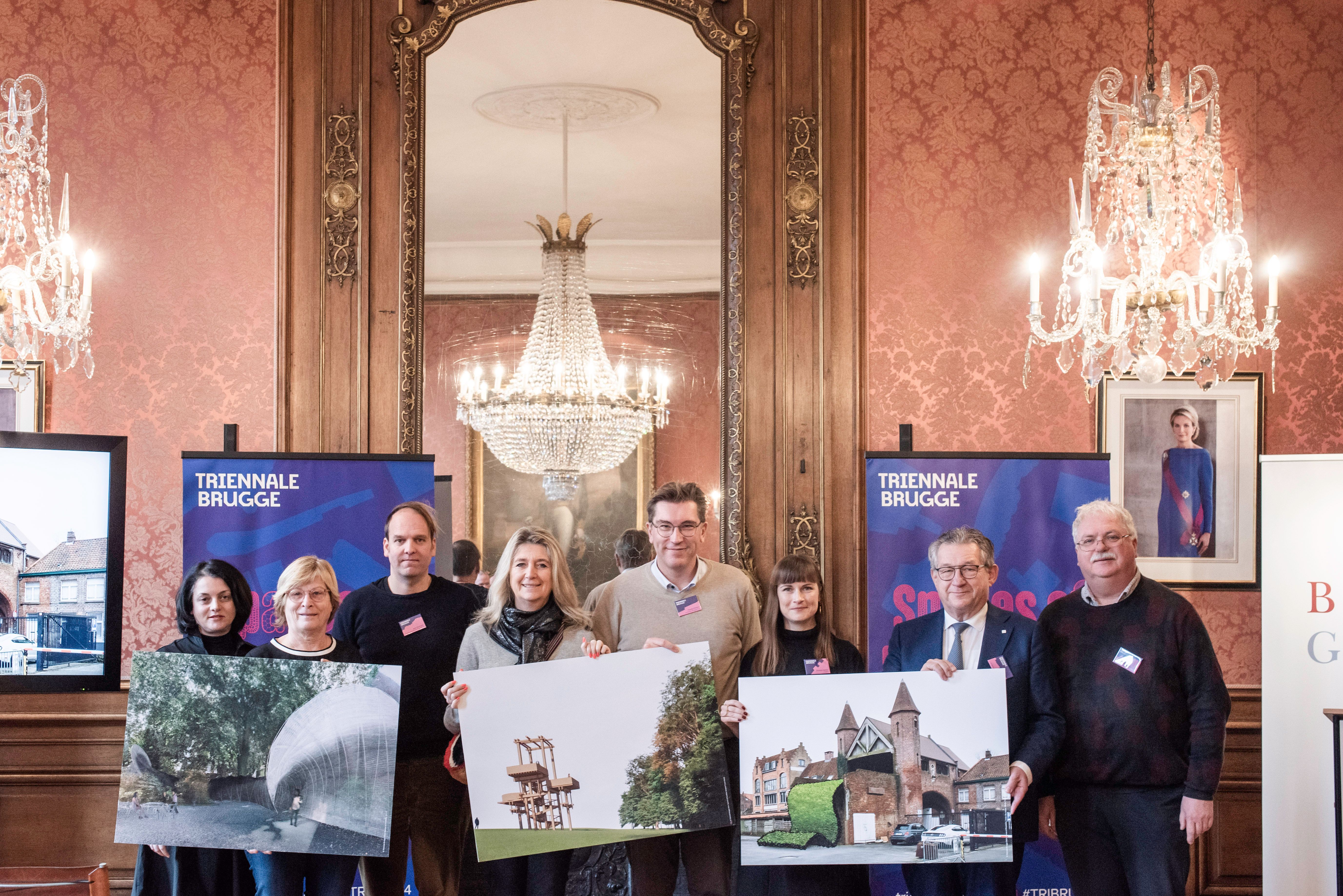Persmoment Triënnale Brugge 2024