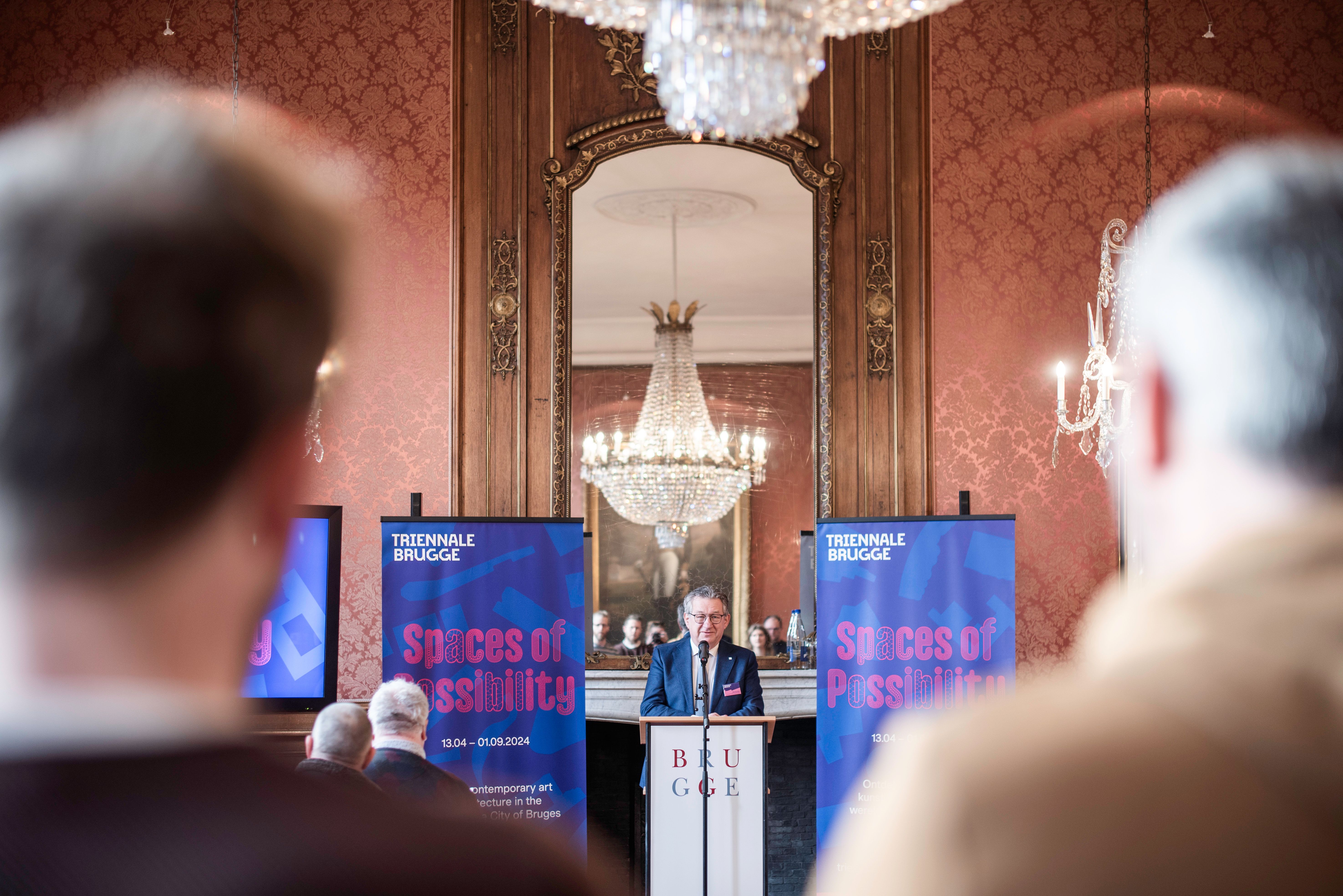 Persmoment Triënnale Brugge 2024
