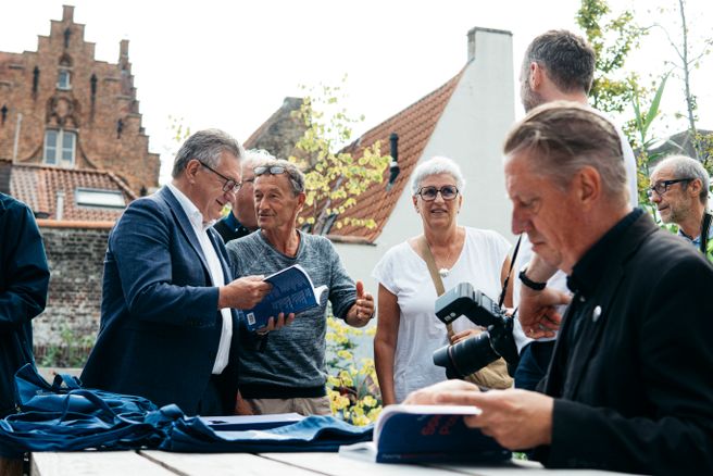 Persmoment Triënnale Brugge 2024