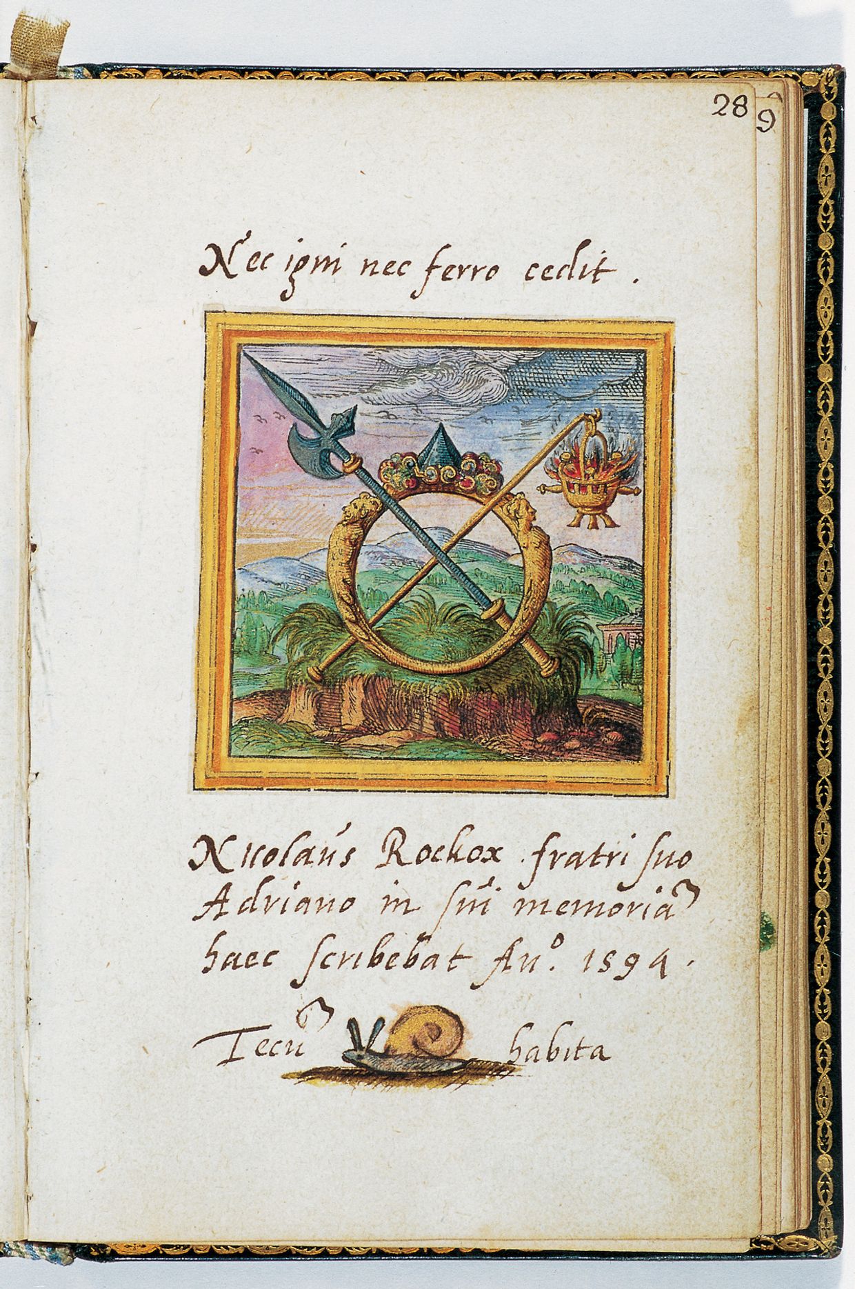 Folio 28. Opdracht van Nicolaas Rockox aan zijn broer Adriaan