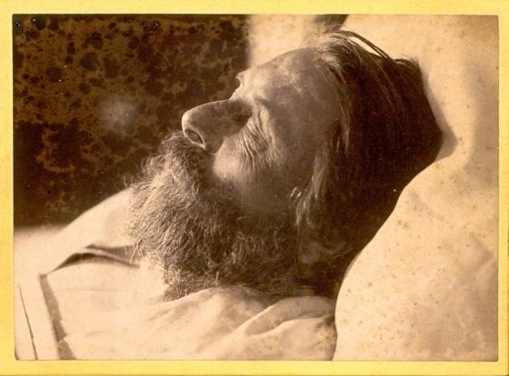 Vader van James Ensor op zijn sterfbed, collectie Mu.ZEE, Oostende, foto: Ferdinand Le Bon, Oostende