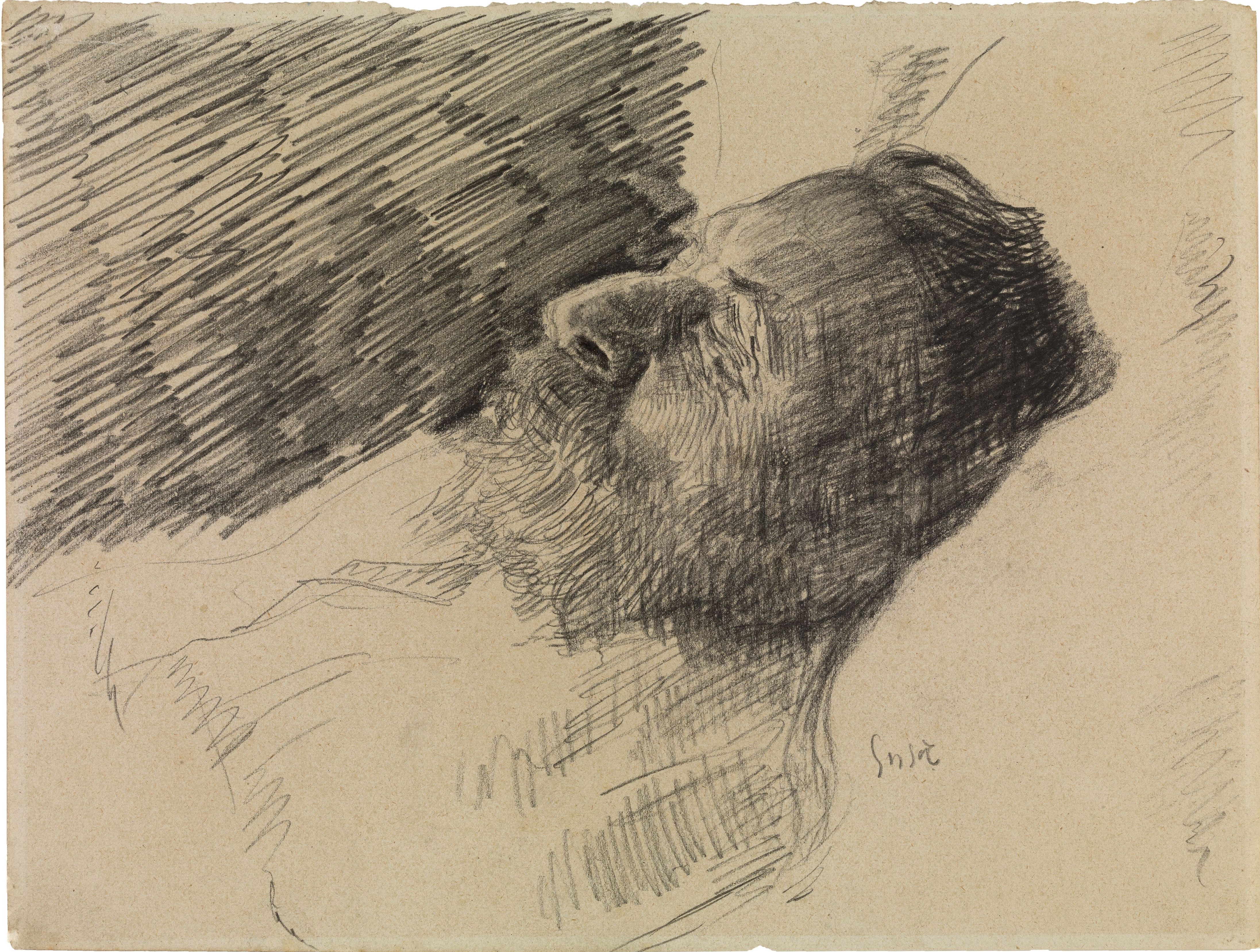 James Ensor, Mijn dode vader, 1888, collectie KMSKA, inv. 2737