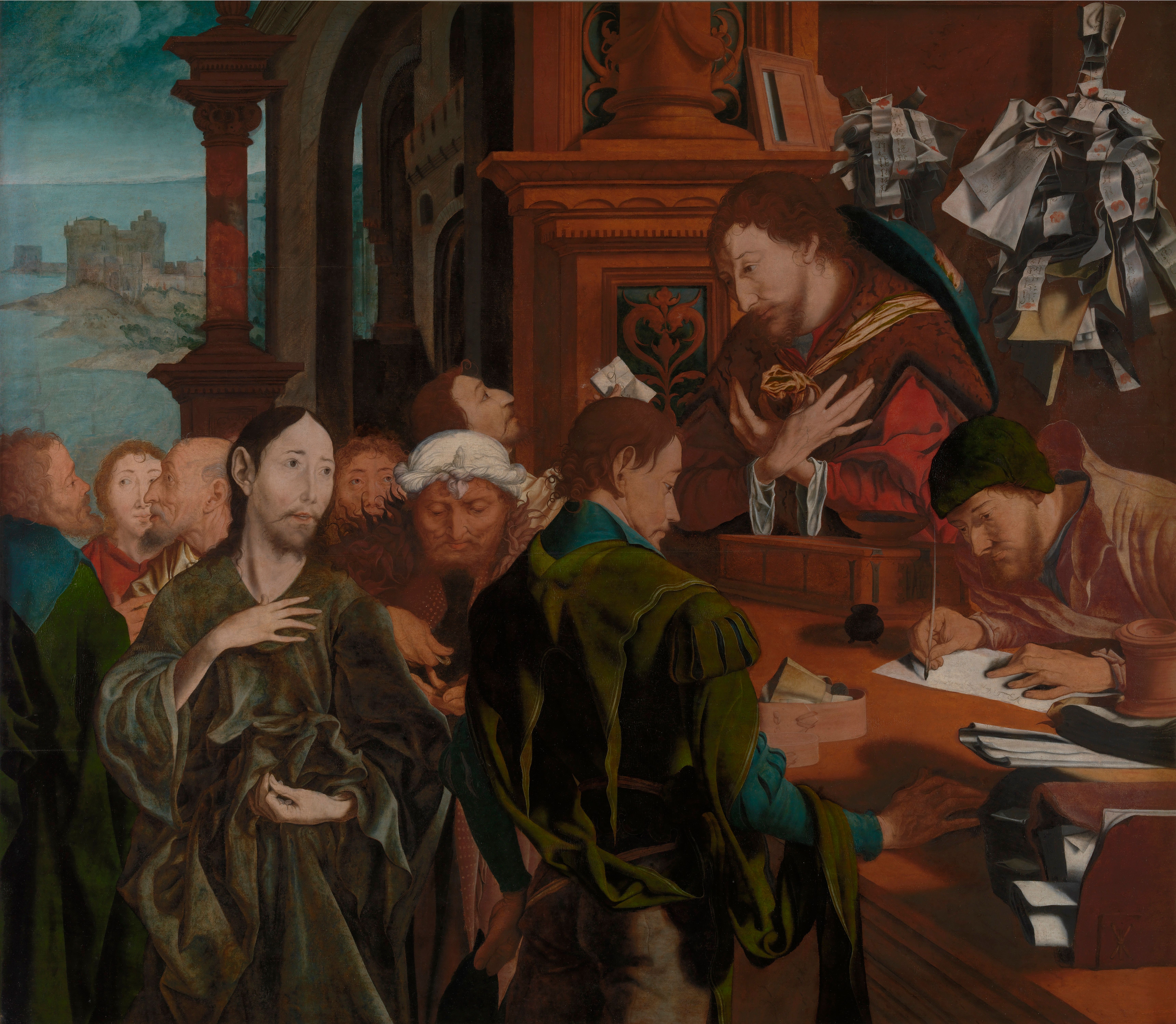 Marinus van Reymerswale, De roeping van de heilige Matteus