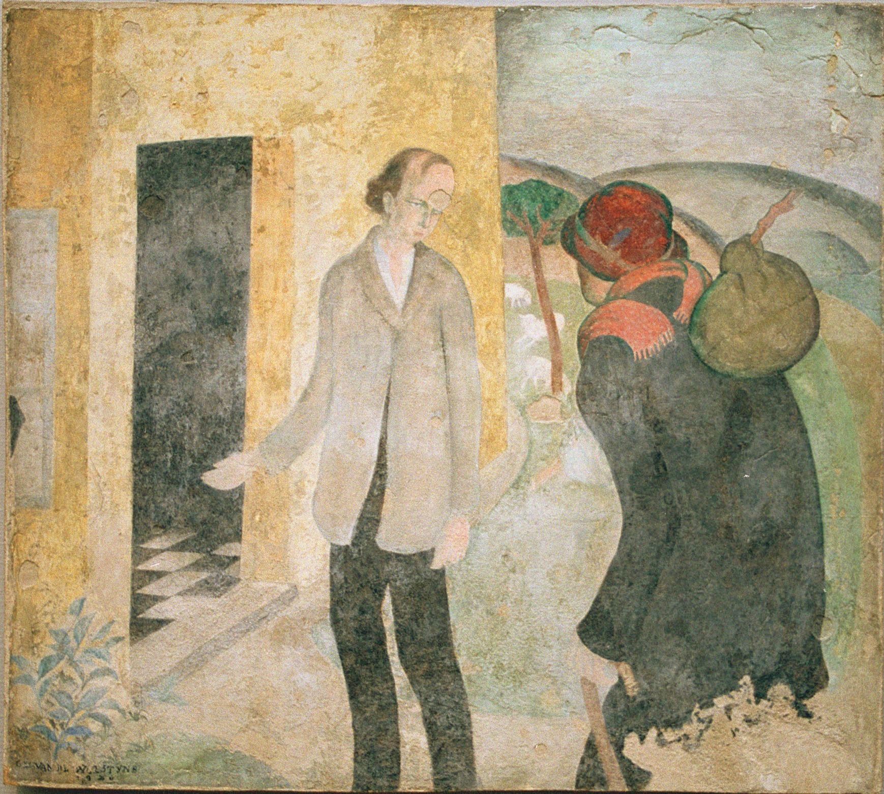 Gustave Van de Woestyne, Gastvrijheid voor vreemdelingen