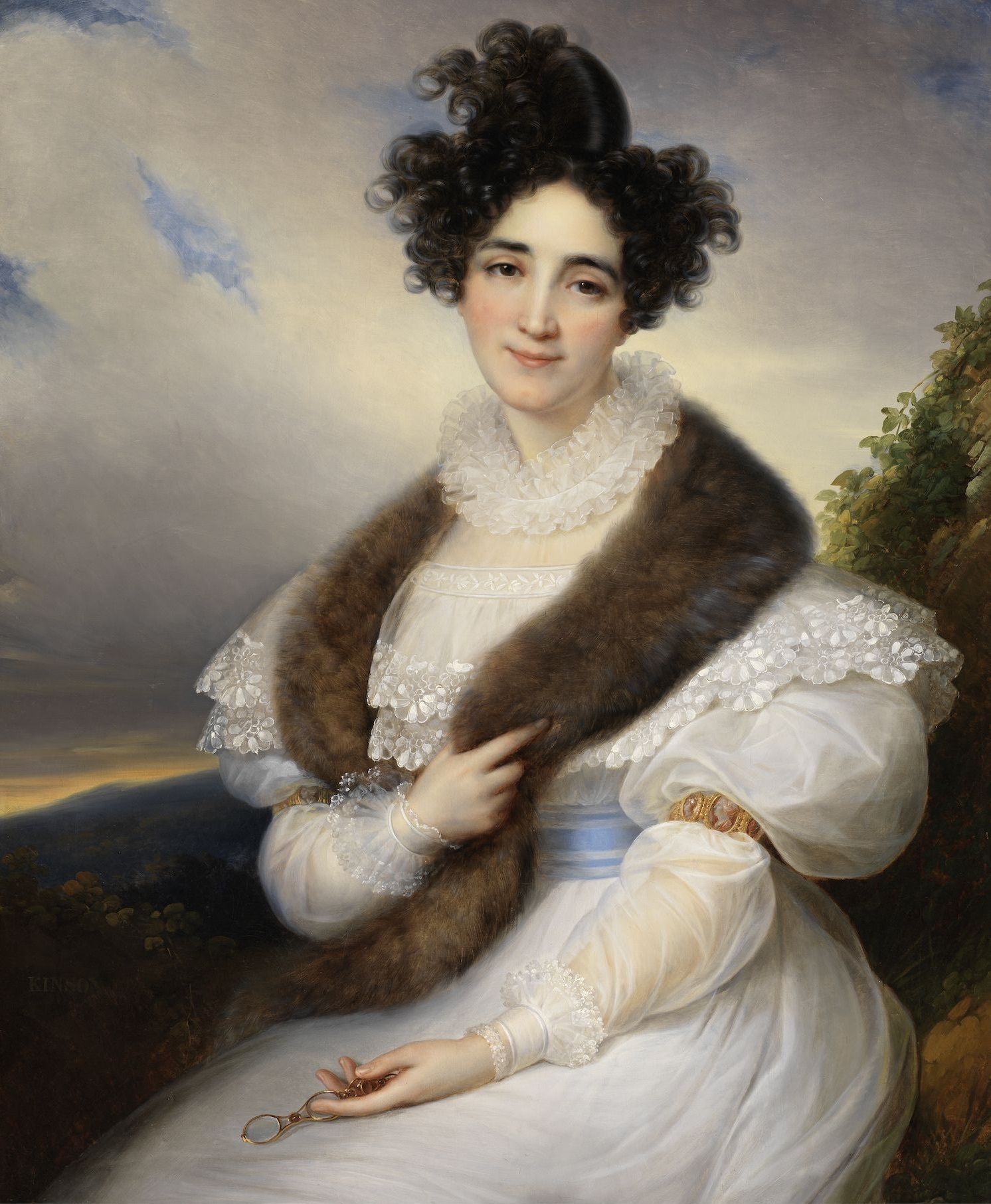François-Joseph Kinsoen, Portret van Marie-Joséphine-Emilie Lafont-Porcher