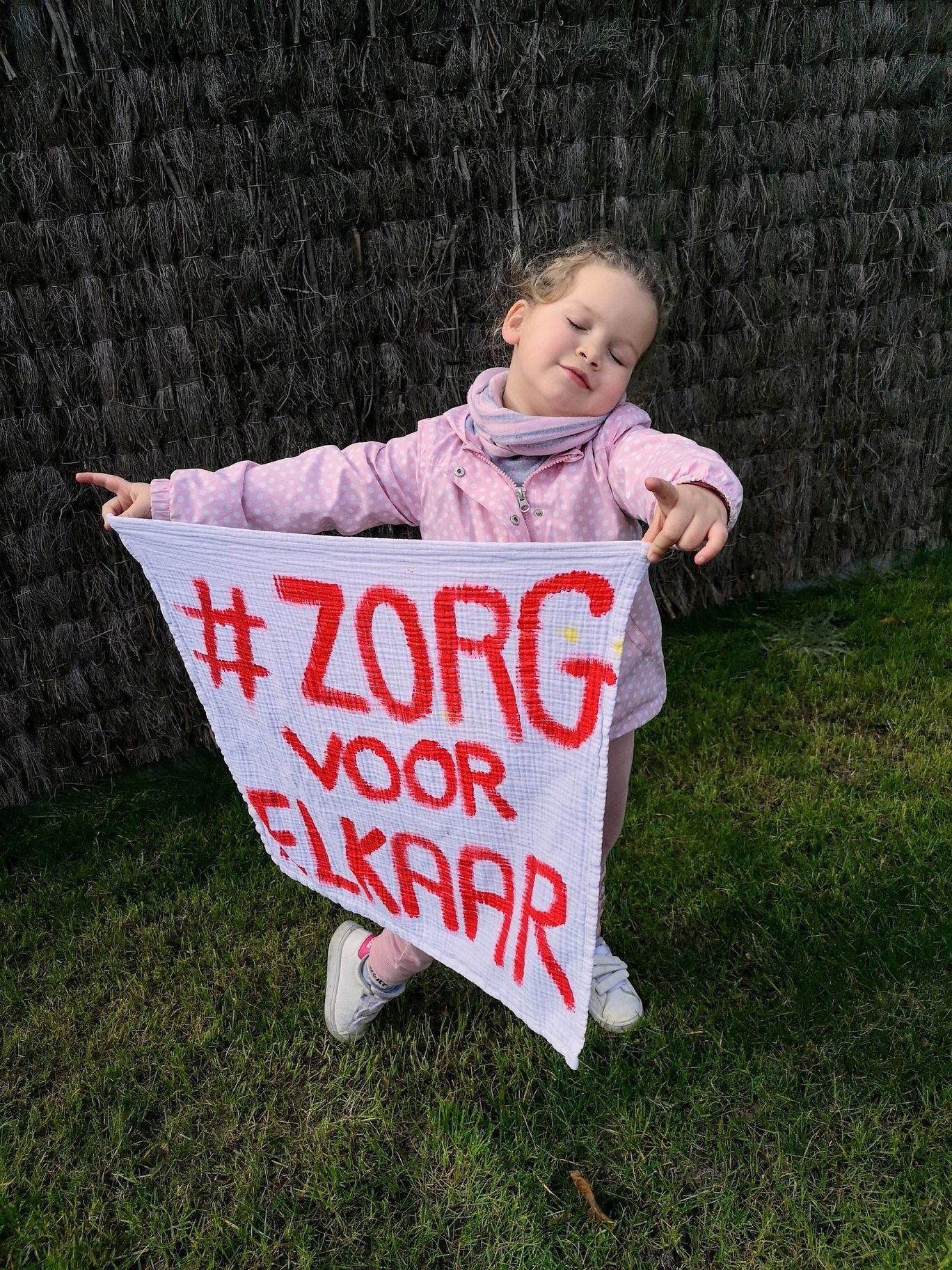 Een hart onder de riem boodschap Elouise kleuter Balgerhoeke