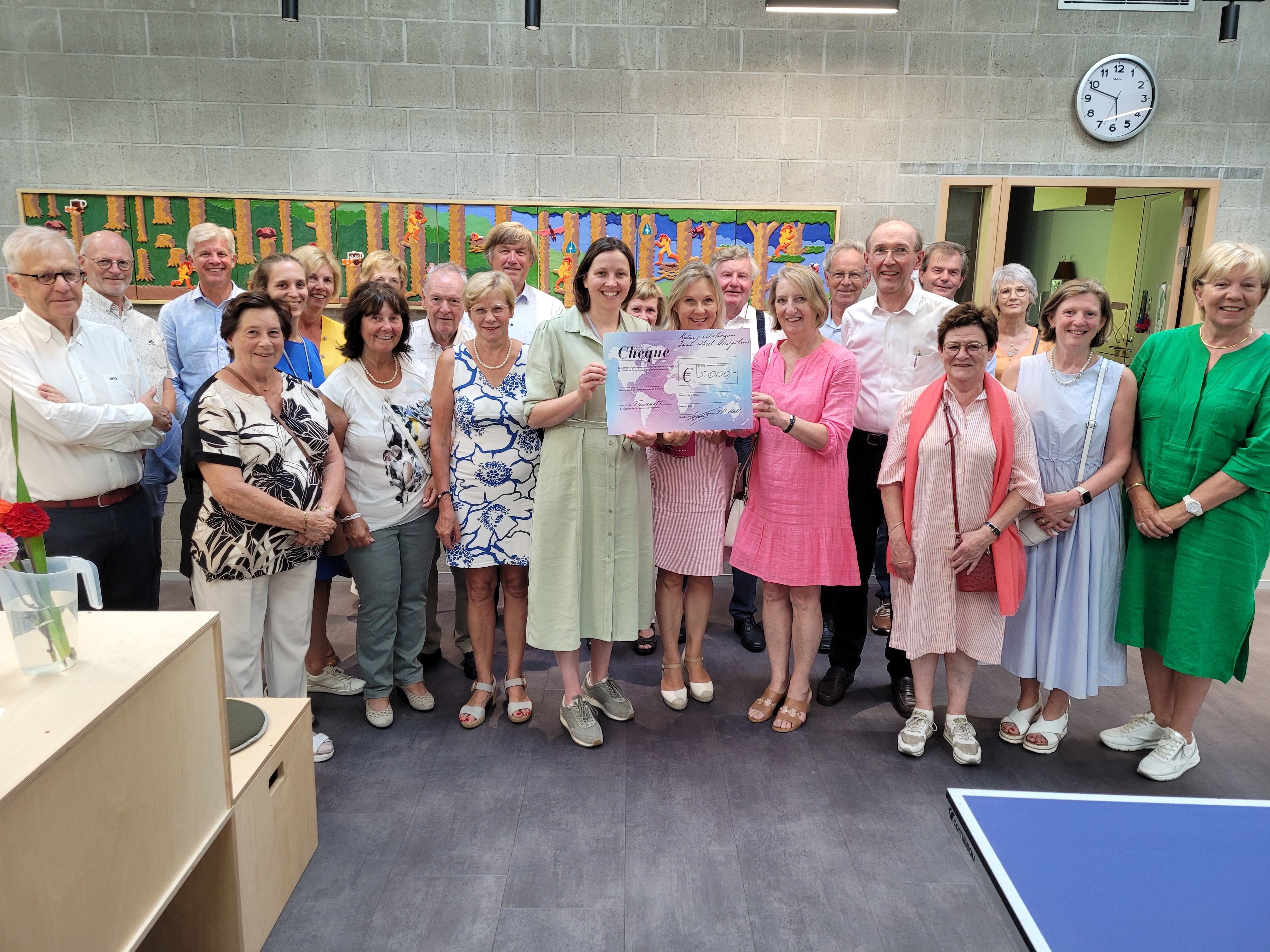 Cheque rotary inner wheel
