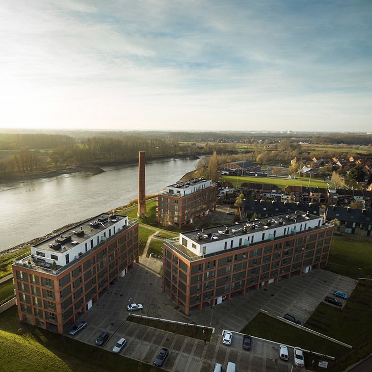 Waterkant Rumst Caaap Luchtbeeld