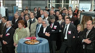 2009_'Reis naar de toekomst': officiële opening van een tentoonstelling over Project Gent Sint-Pieters