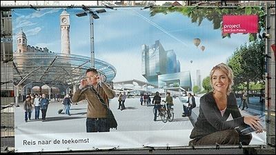 2009_'Reis naar de toekomst': officiële opening van een tentoonstelling over Project Gent Sint-Pieters