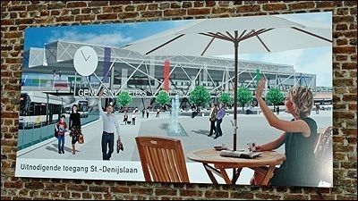2009_'Reis naar de toekomst': officiële opening van een tentoonstelling over Project Gent Sint-Pieters