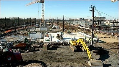 2009_Schuifoperatie tweede dakplaat Timichegtunnel