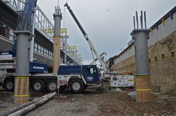 2016_Bouwen van de pilaren viaduct