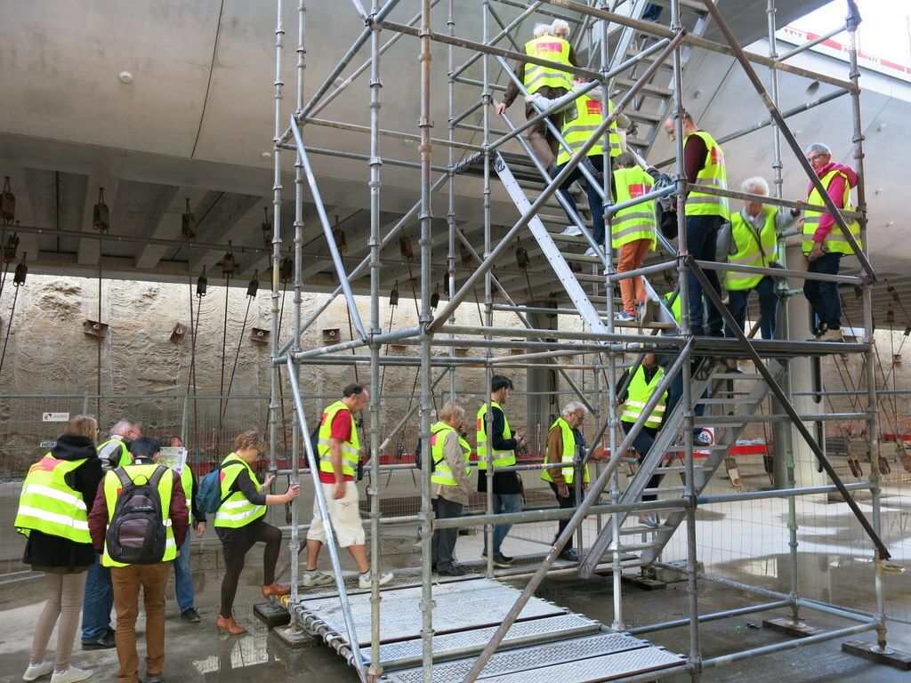 Foto impressie van het groot werfbezoek van 16 oktober 2016