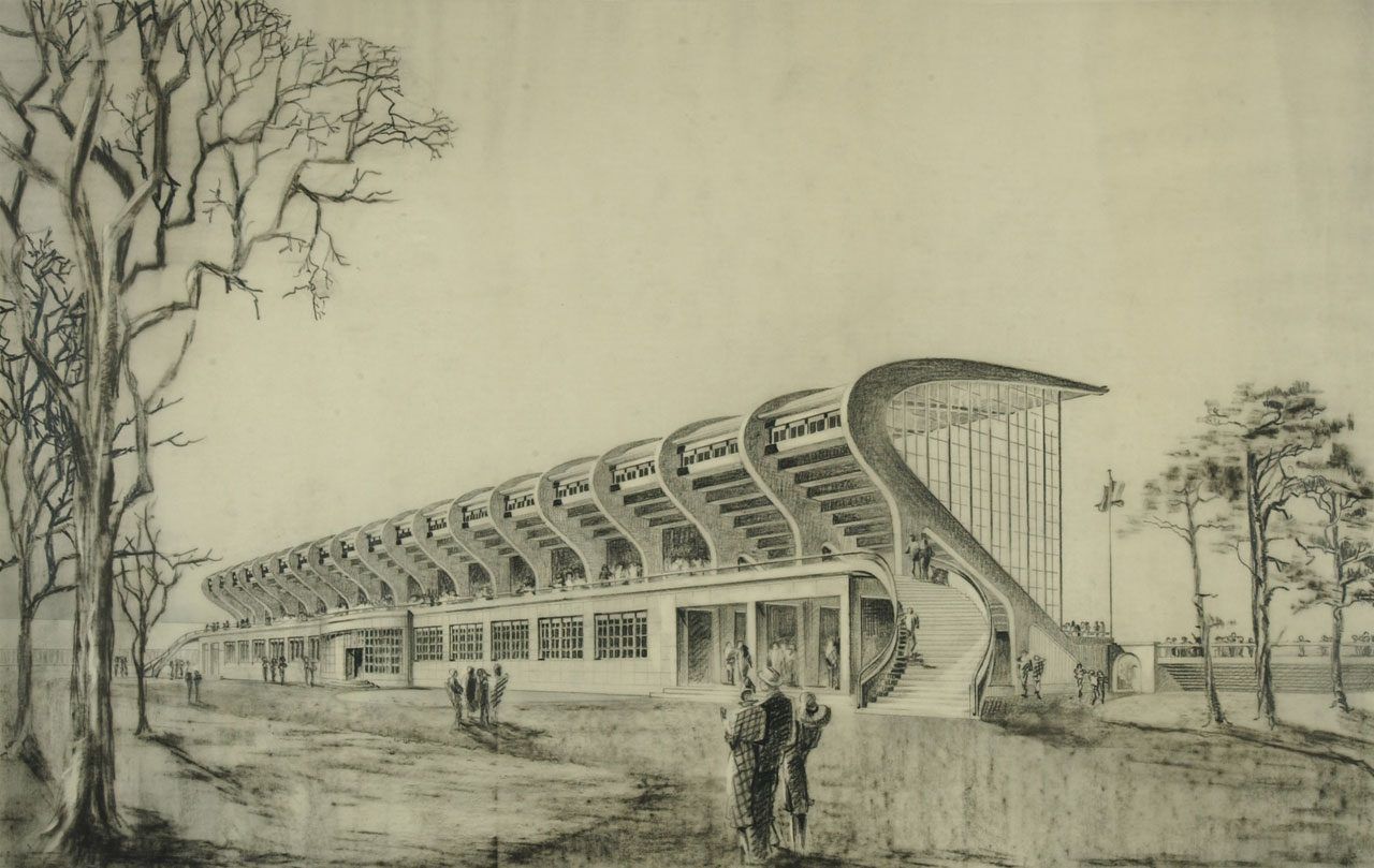 Een sportieve terugblik op 1952 – Joseph-Louis Stynen ontwerpt de zittribune van K.F.C. Malinois