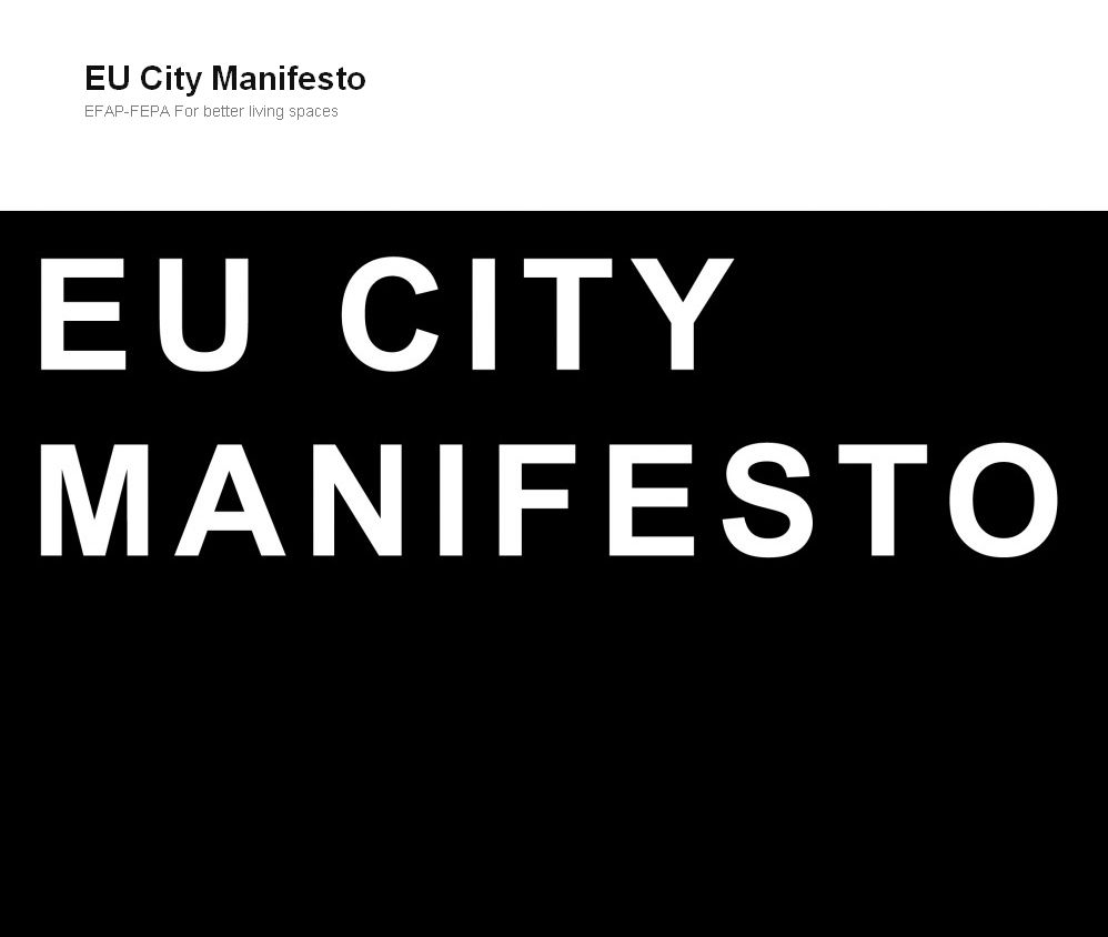 EFAP lanceert het EU City Program en het  EU City Manifesto tijdens de Biënnale