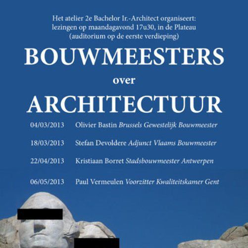 UGent lezingen door bouwmeesters - Paul Vermeulen