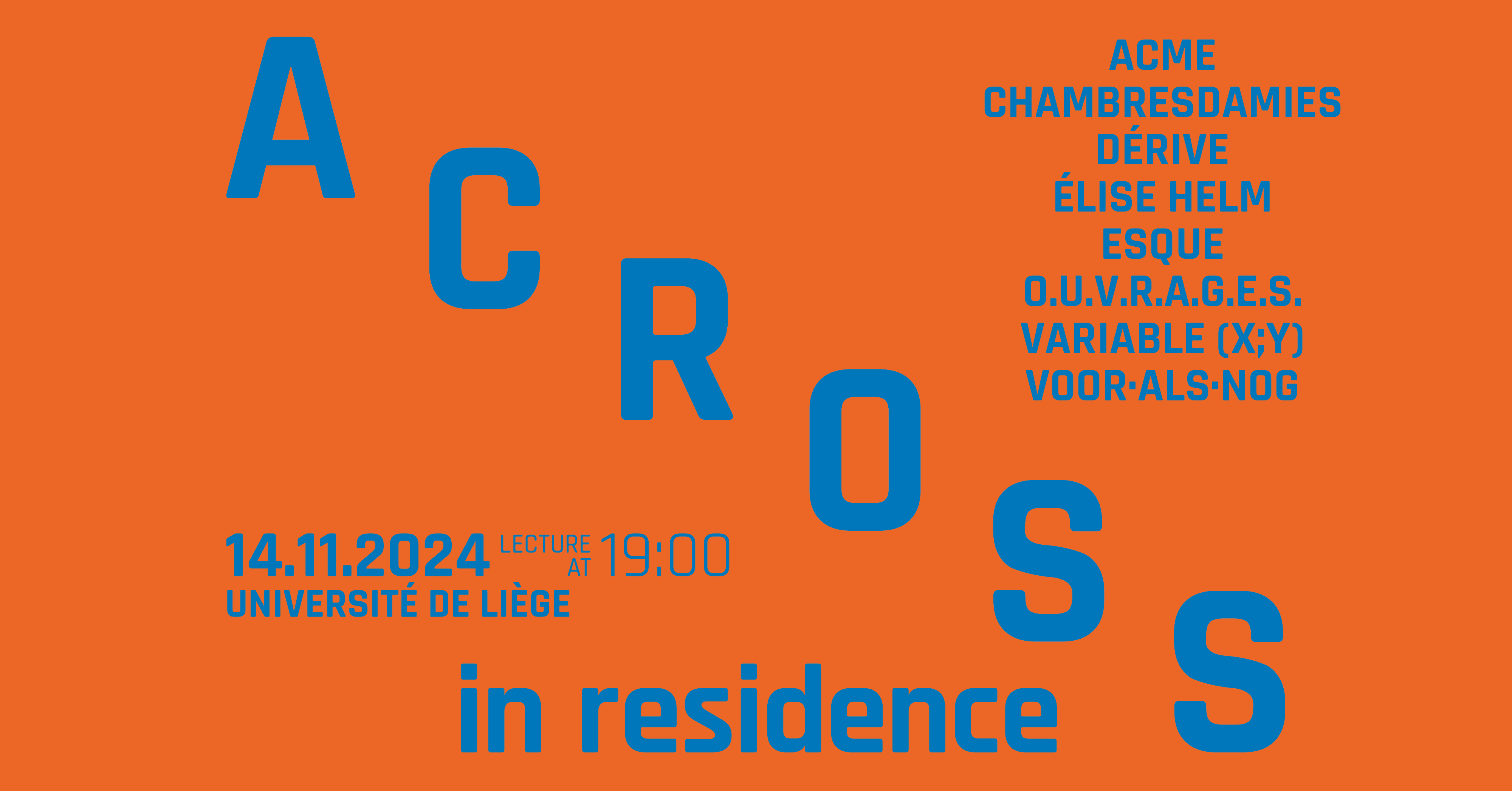 Across in residence 2024 Beeld: A+