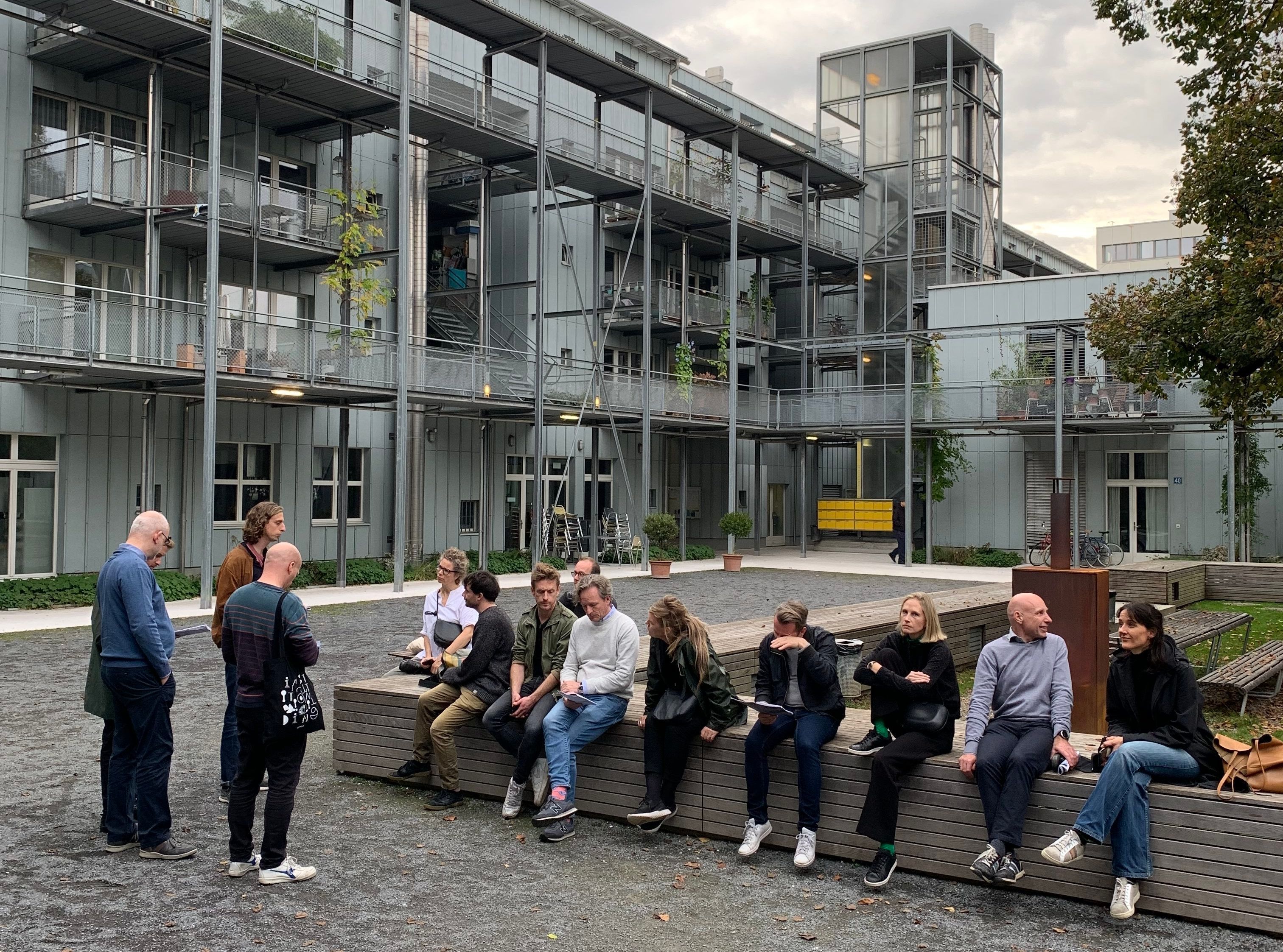 Studiereis 'Cooperative Housing in Zurich' oktober 2022 Beeld Brahmshof © VAi