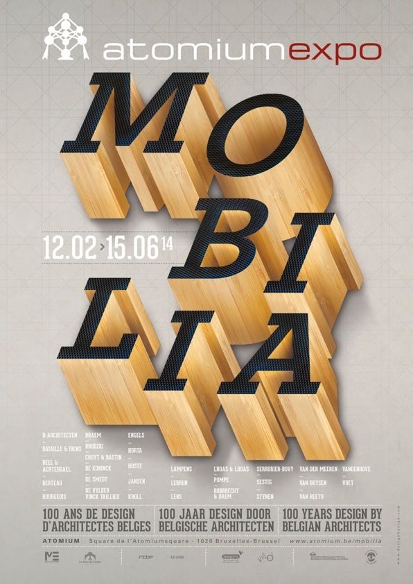 Expo / Mobilia - 100 jaar design door Belgische architecten