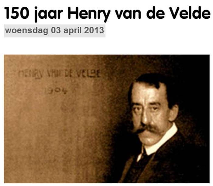 Brieven van Henry van de Velde op Radio 1