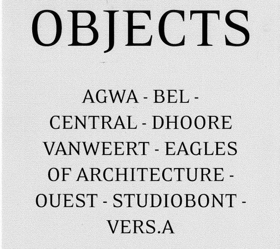 Tentoonstelling / Objects