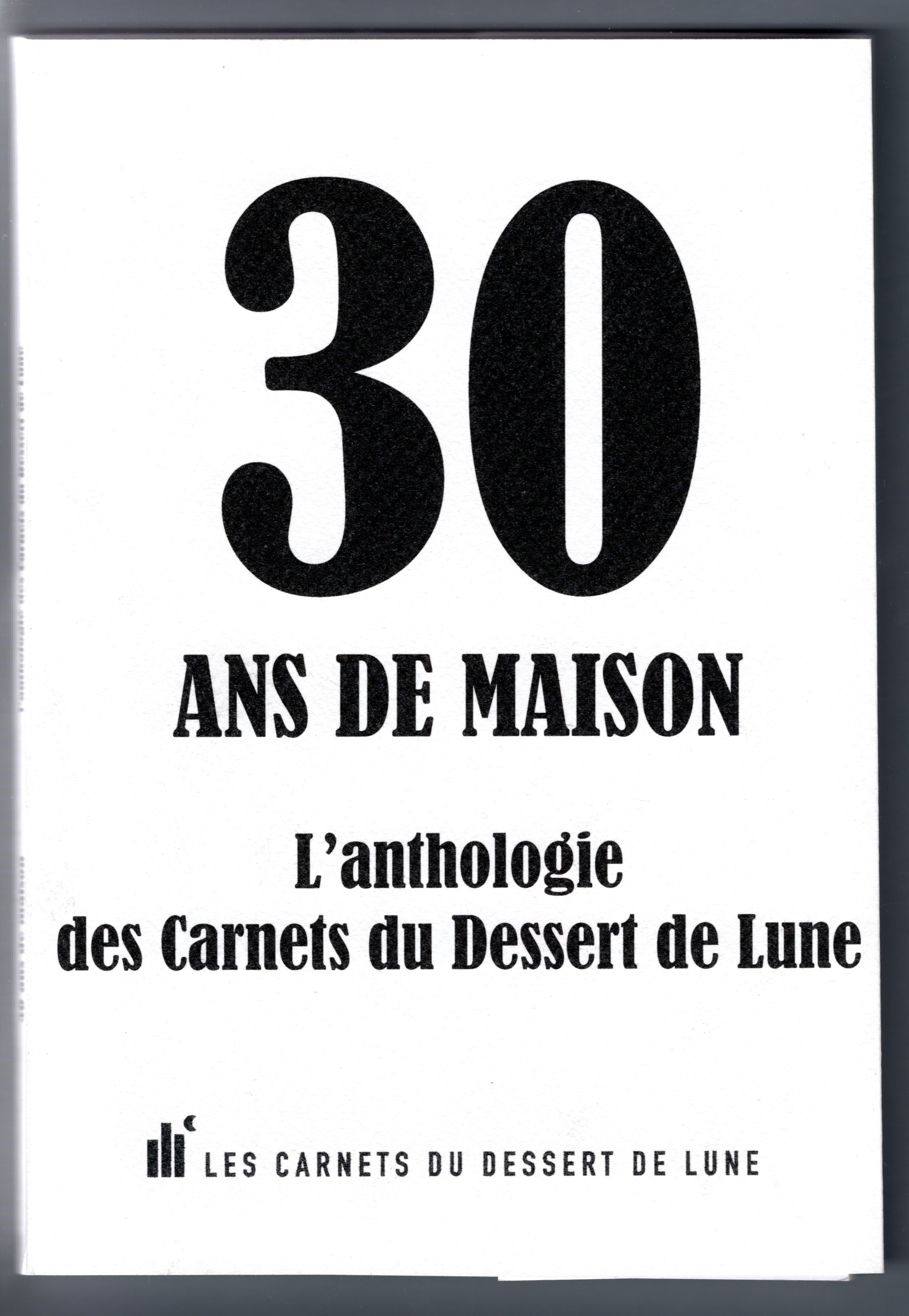 1er de couv Jaquette 30 ans