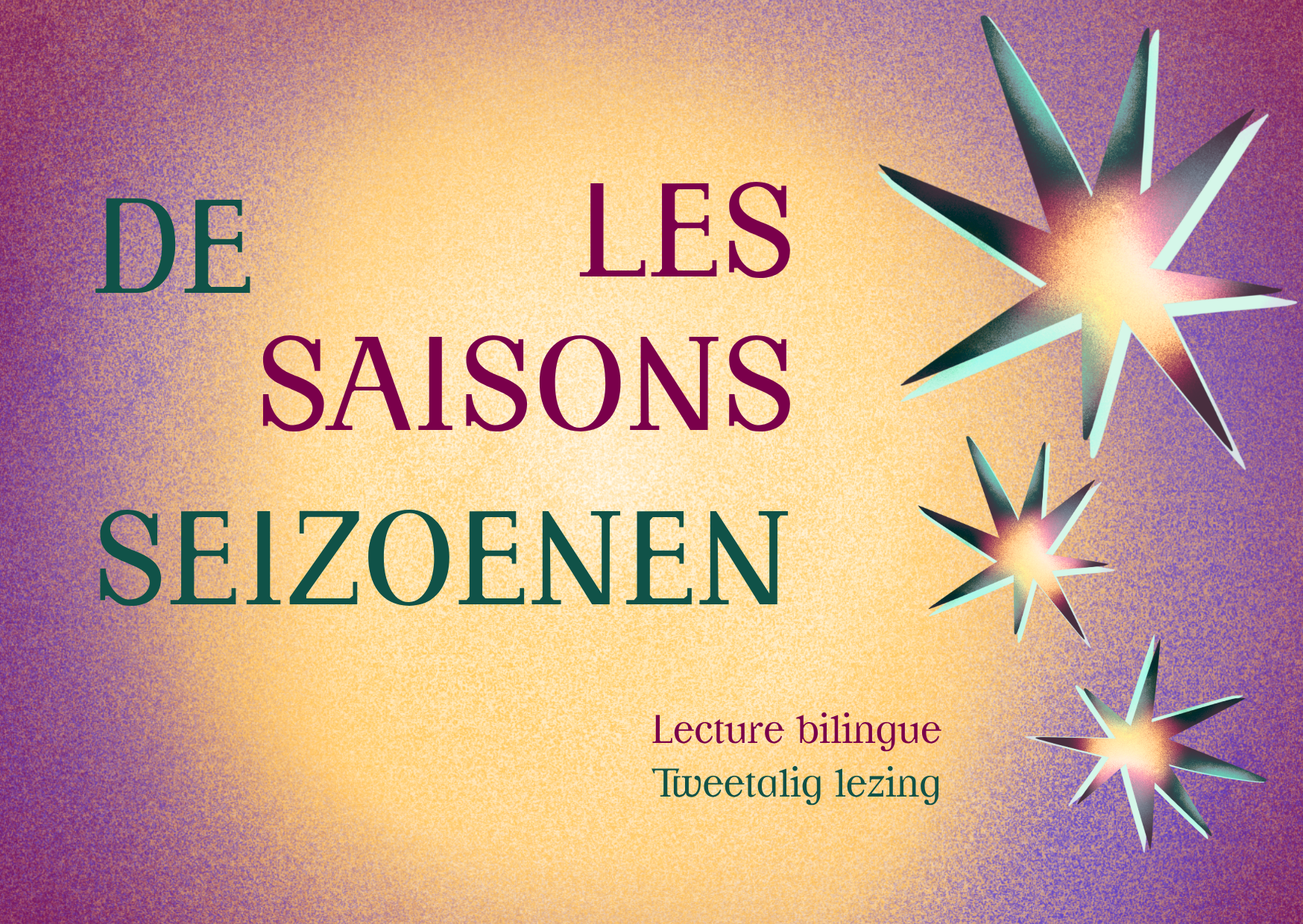 Visuel de seizoenen les saisons